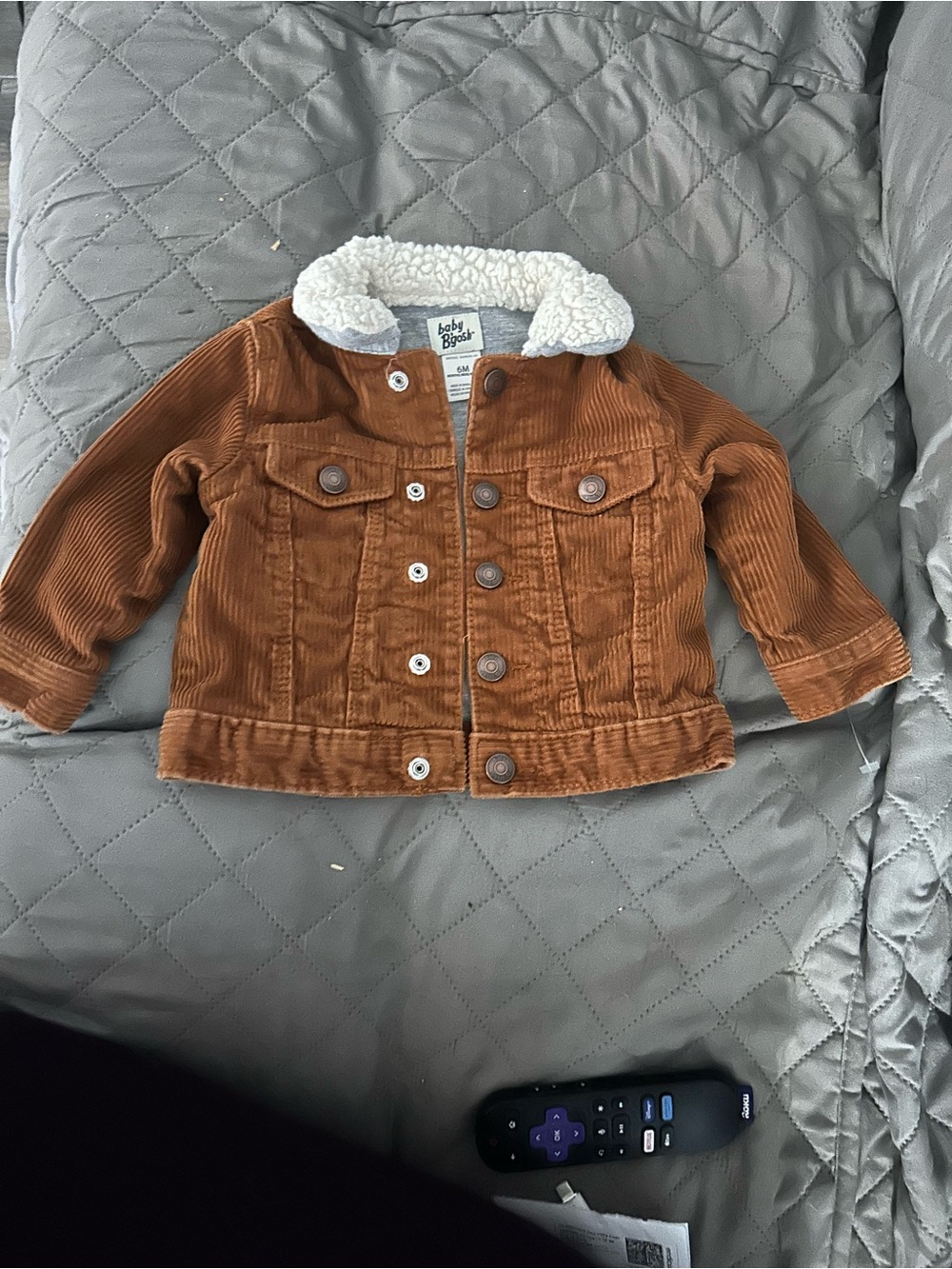 Baby B'Gosh Toddler Brown Corduroy Sherpa-Lined Jacket